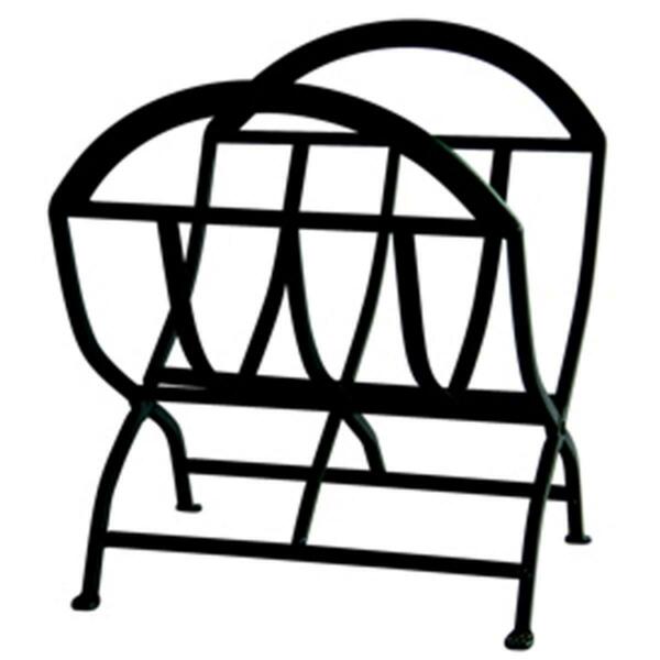 Uniflame BLACK WROUGHT IRON LOG RACK W-1038